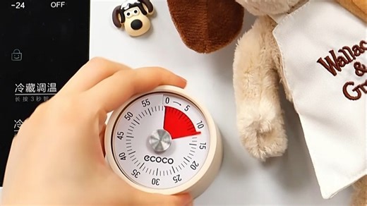 磁性计时器，厨房煮饭、健身锻炼都能贴墙上，省空间还方便看时间！