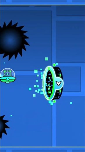 playing official past 3 in geometry dash