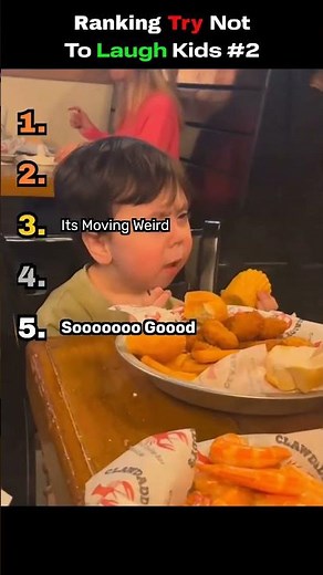 Ranking Try Not To Laugh Kids #2 (IMPOSSIBLE) #funny #memes