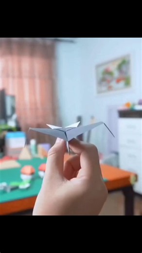 😱 This Paper Plane Flies Like Magic ✨✈️#papercraft #magic #plane #viral #craft