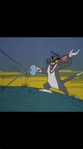 your favourite person on Instagram: "In a mansion, Tom is whacking at Jerry with a heavy ball attached to a rope. The fourth time that he swings, Tom hits a loose floorboard and sends Jerry into a clothes drawer. Tom is drawing back for another strike, but Jerry signals for Tom to stop. Tom brakes and catches his ball, but falls to the ground due to its weight. Jerry slaps Tom with a glove and Tom claps his hand to the slapped cheek in shock. Tom hands Jerry his card. After Jerry reads it, he th