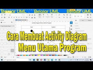 UML- Cara Membuat Activity Diagram Menu Utama Program