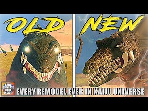 ALL 36 REMODELS IN KAIJU UNIVERSE HISTORY! [2020-2024!] ||| Kaiju Universe