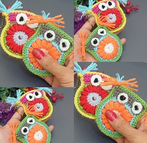 wooow very cute owls you will love it (PART 2) | Knitter