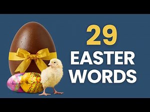 29 Easter Words in English 🐰 | Easy Vocabulary for Beginners