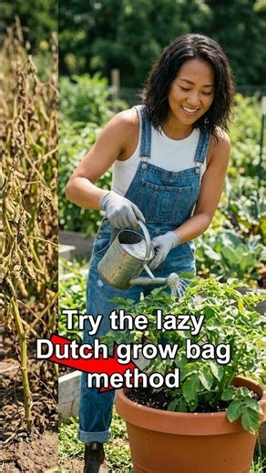 The Lazy Dutch Method: No-Dig Potatoes in a Bag