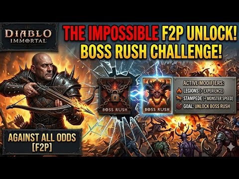 🚫 DON'T PLAY BOSS RUSH UNTIL YOU SEE THIS! (Diablo Immortal F2P)