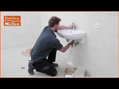 Properly install and connect the faucet (washbasin)