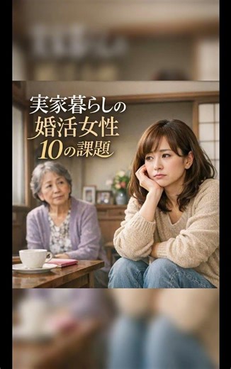 実家暮らしの婚活女性10の課題 #婚活 #恋愛 #結婚相談所 #マッチングアプリ
