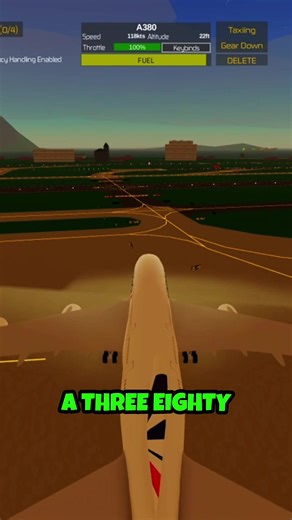 Biggest Plane Lands on Smallest Runway in Roblox