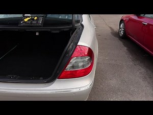 Снять задний фонарь Mercedes w211 рестайл