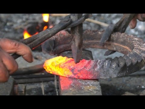 Ninja Sai weapon manufacturing / blacksmithing /