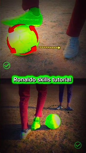 Ronaldo skills tutorial #football #skills #ronado