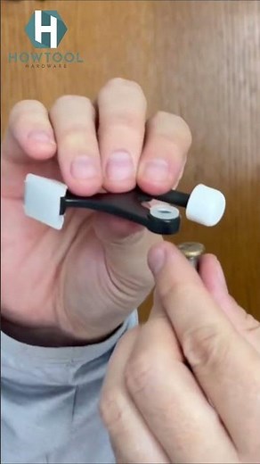 How to install a Hinge Pin Door Stop? 🛠️ #howtool #howtoolhardware #diy #doorstop #doorstopper