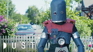 147K views · 1.1K reactions | A suburban stay-at-home dad builds an autonomous robot out of his mower, but when he finds out his creation is taking over his life he sets out to destroy it. "Pink Plastic Flamingos" by Colin West | DUST | Facebook