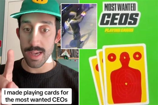 Socialist clothing company founder creating disturbing ‘most wanted CEOs’ playing cards in wake of UnitedHealthcare shooting