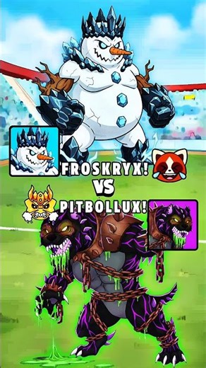 Froskryx vs Pitbollux Battle In Dynamons World||#dynamon#dynamonsworld#shorts#2026