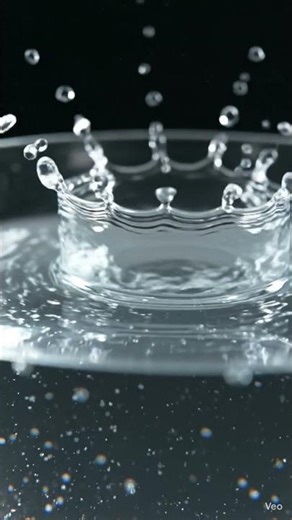 “The perfect water drop splash… so satisfying! 💧✨” #ai #satisfying