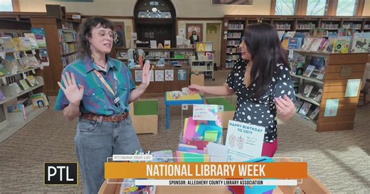Visiting the Oakmont Carnegie Library for National Library Week
