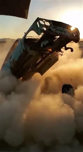 Abandoned Car Explosion Test