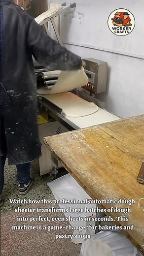 Incredible Industrial Automatic Dough Sheeter in Action | Secret to Perfect Dough Sheets