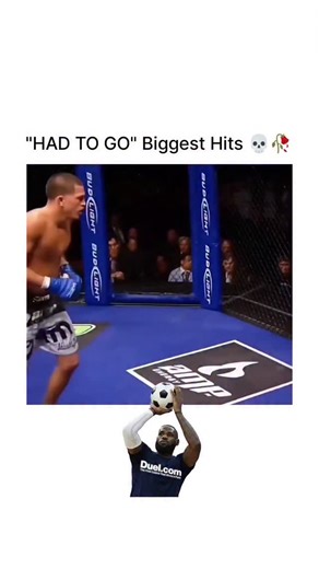 IronChinMedia on Instagram: "Intense combat sports knockouts, primarily featuring Mixed Martial Arts (MMA) and kickboxing highlights. Each clip focuses on a decisive, high-impact blow—ranging from spinning back-fists and flying knees to powerful head kicks—that immediately drops the opponent. The action is heavily stylized with cartoonish sound effects, such as the "boing" of a spring or classic arcade noises, which contrast sharply with the physical intensity of the fights. Overlayed on the foo