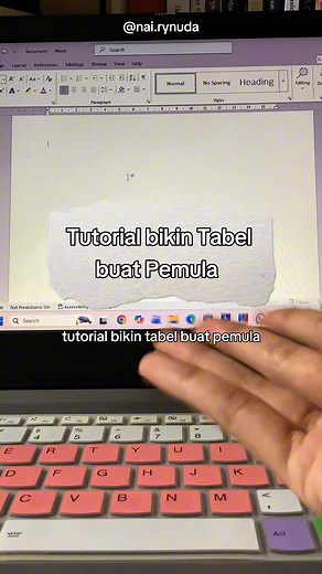 Tutorial Membuat Tabel di Microsoft Word dan Excel
