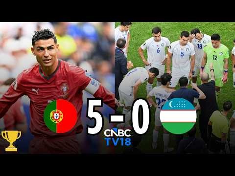 CR7 SHOW! Ronaldo's Brace Powers Portugal To Huge Victory | POR 5 - 0 UZB | FIFA World Cup | N18G