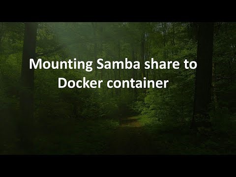 Mounting Samba share to Docker container