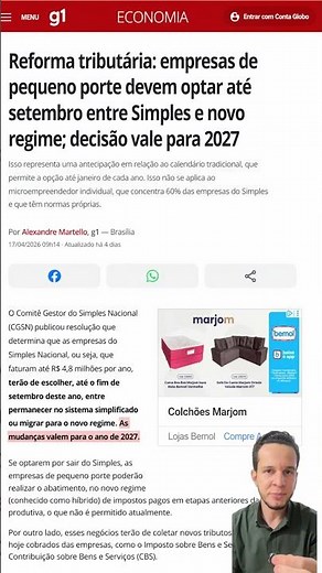 The option for the Simples Nacional tax regime has changed!