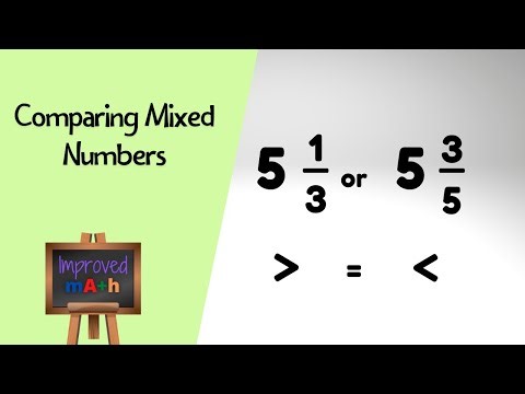 Comparing Mixed Numbers