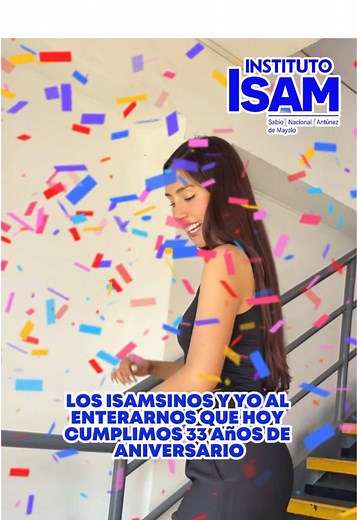 Hoy ISAM está de aniversario. Brindando educación virtual en todo el Perú🇵🇪🥳. Consulta por nuestras carreras 🎓🏆. #isam #instituto #virtual #parati#