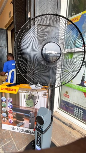 🔥 New 18" Qasa Jazz Solar Fan with MP/FM! All solar products in stock. Order now! #solarfans