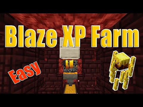 Minecraft Easy BLAZE FARM 1.16 | Super efficient XP Blaze Grinder
