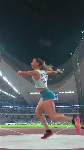 🥇 Valarie Allman: On Fire in the Discus!#olympicchampion #trackandfield