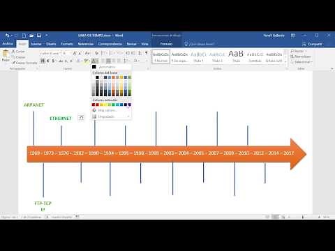 CÓMO HACER UNA LÍNEA DE TIEMPO EN WORD