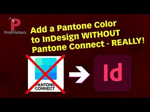 Add a Pantone Color to InDesign without Using Pantone Connect
