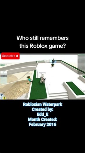 Who (still) remembers this Roblox game? (73) #roblox #memories #nostalgia #waterpark #roblox2016