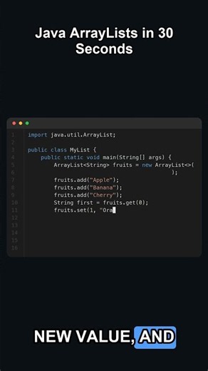 Java's lists just grow and shrink? No fixed size here 👀