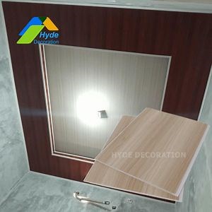 [Hot Item] Waterproof PVC Wood Grain Laminated False Ceiling Panel Board 250mm