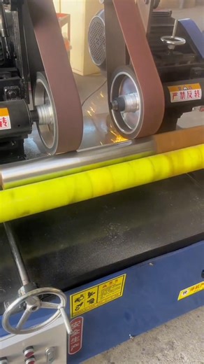 Tubing grinder Metal polishing and grinding machine #polishing