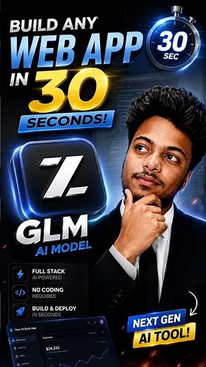 Stop Coding Manually! 🔥 Build Unlimited Websites & Apps for FREE with GLM AI!
