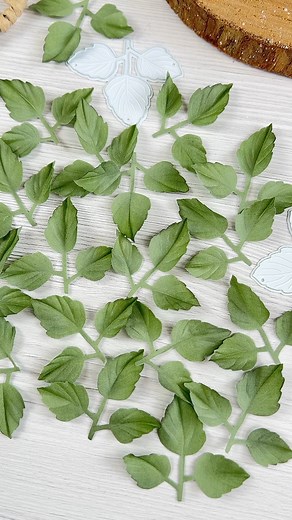 Fabric leaves for handmade flowers. Supplies: https://ldli.co/e/3o7k2jj | Emilia Sieradzan Creative Studio