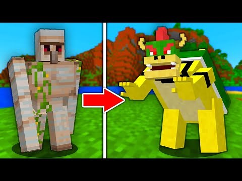 I remade every mob into Super Mario Bros in Minecraft