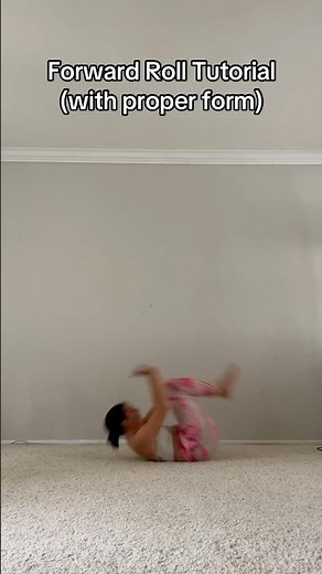 FORWARD ROLL / SOMERSAULT TUTORIAL 🌟