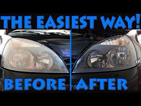Renault Clio II headlights restoration - the easiest way!