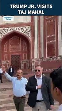 Donald Trump Jr. Visits Taj Mahal In Agra Ahead Of Udaipur Wedding