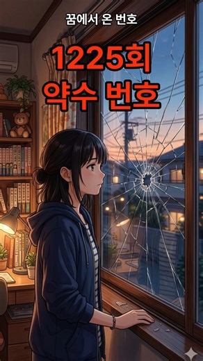 1225회 로또 꿈풀이 | 지진으로 금이 간 창문! #로또꿈풀이 #short