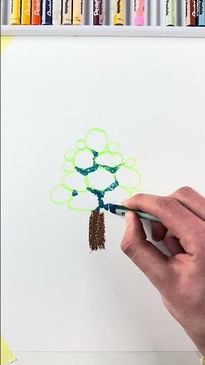 Simple Way To Draw Tree #howtodraw #drawingtutorial #pencildrawing