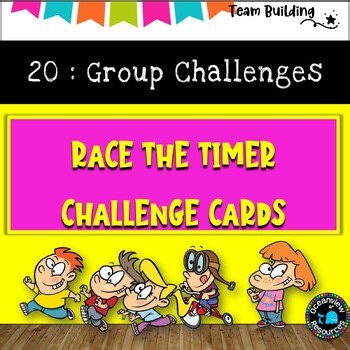 20 team building Challenge Cards – fun, brain breaks, cooperation
